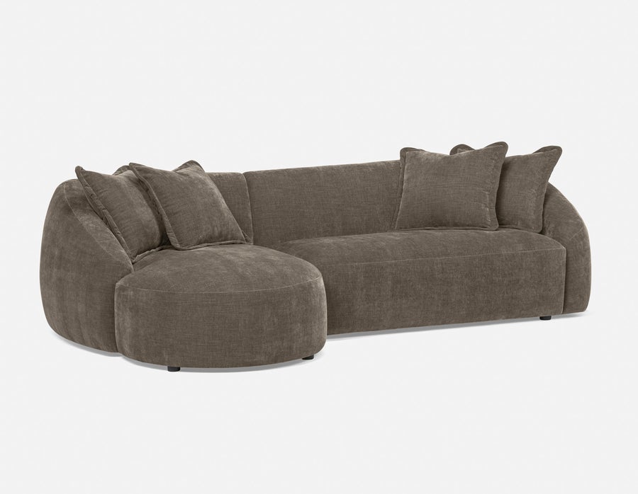 DOYER modern left-facing sectional sofa undefined