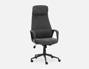 LAZSLO - chaise de bureau ergonomique - Noir
