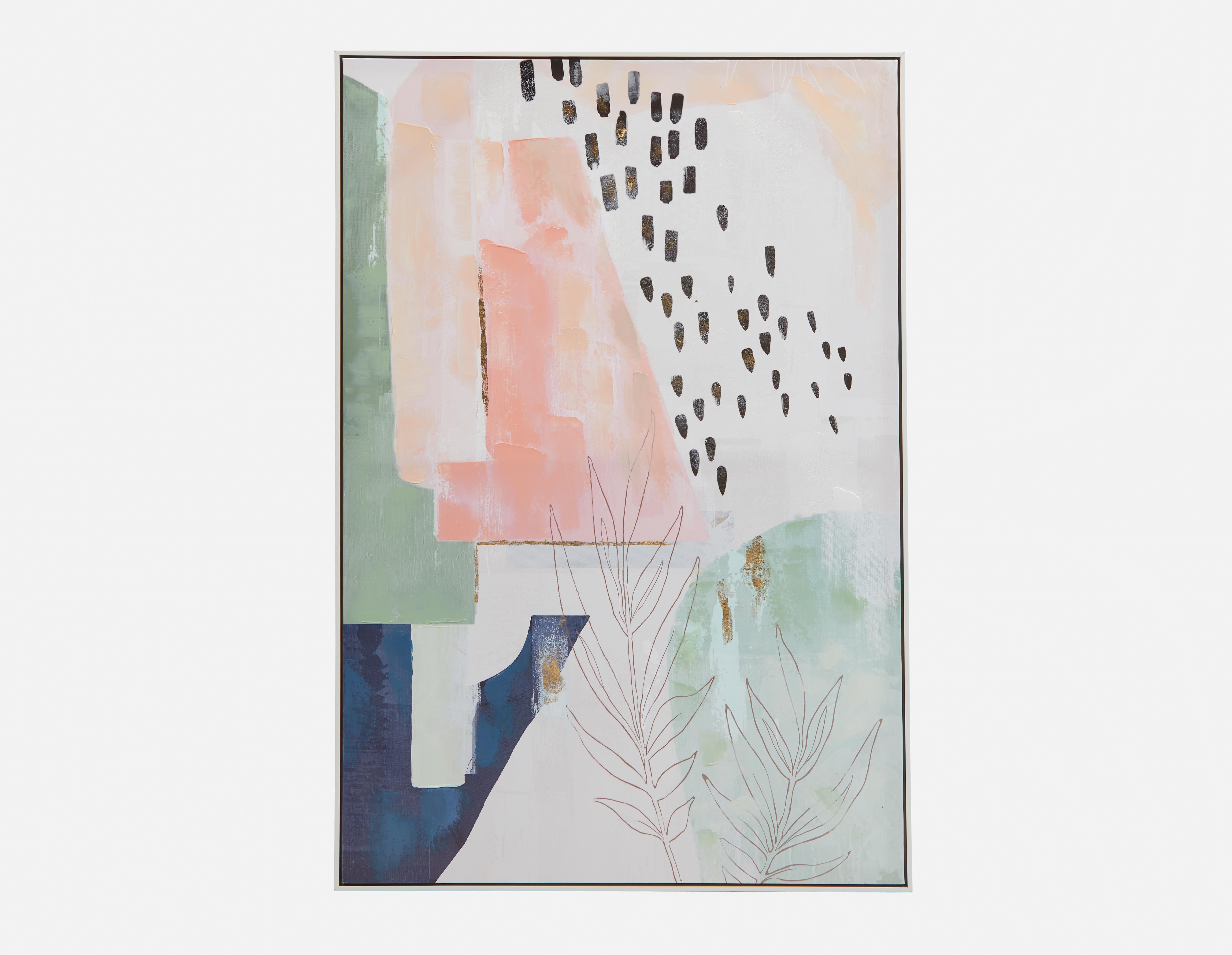 PAISLEE - acrylic painting 80 cm x 120 cm - Multi