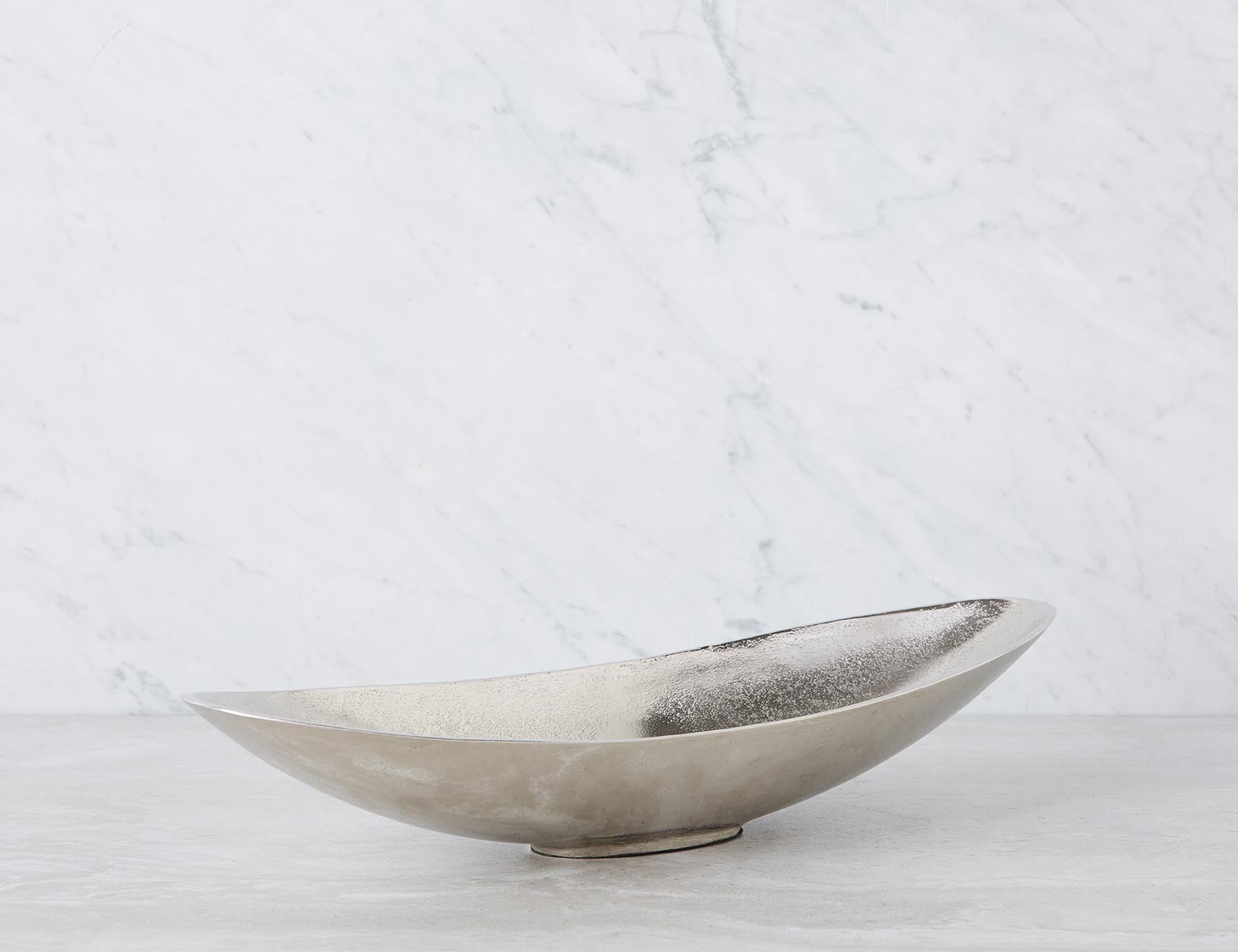 AVADI - aluminum bowl 50 cm - Silver