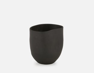 DONOVAN - ceramic vase 23cm - Black