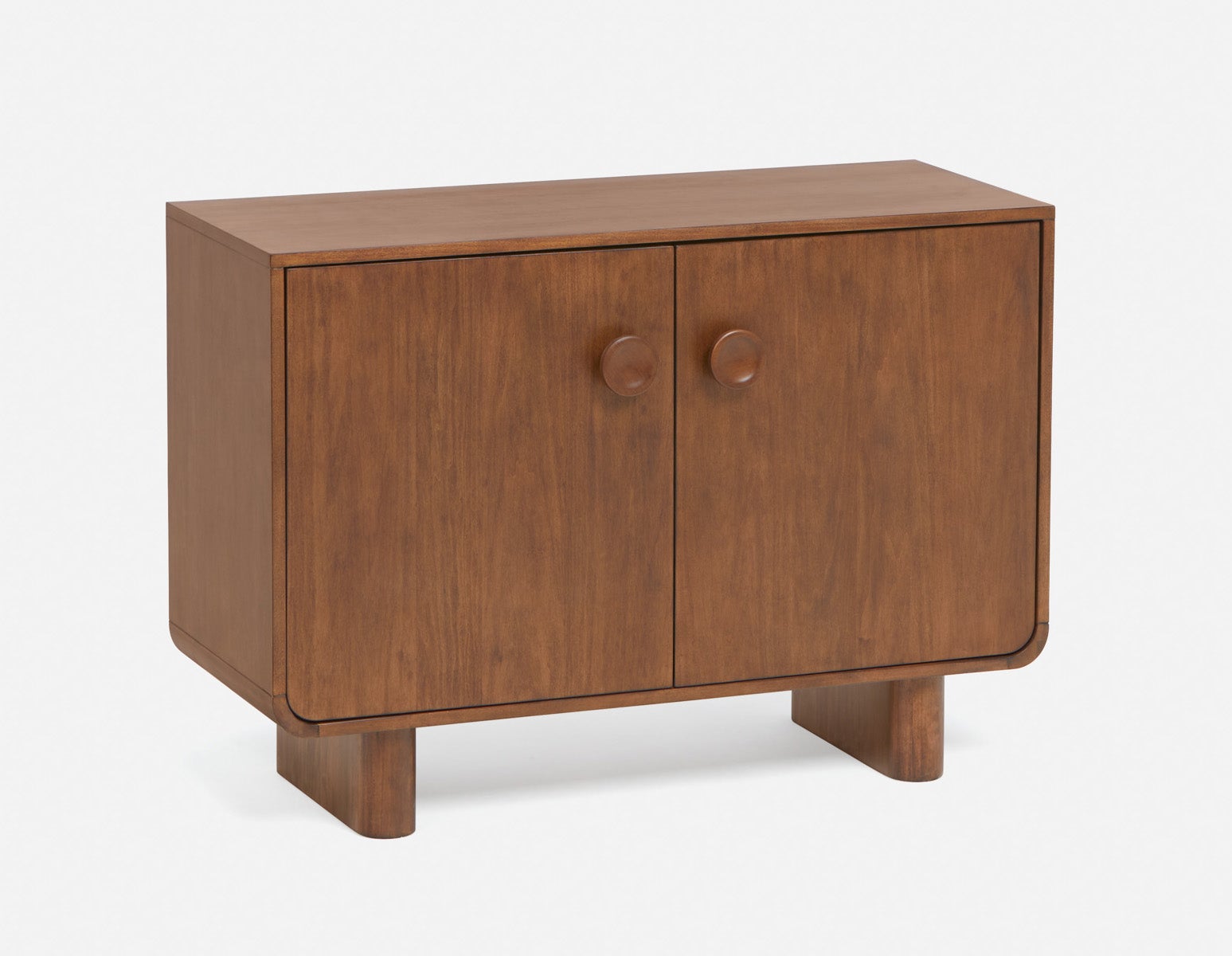 PALMO - modern-retro 2-door sideboard - Walnut