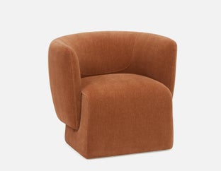 ROANNE - accent chair - Terracotta