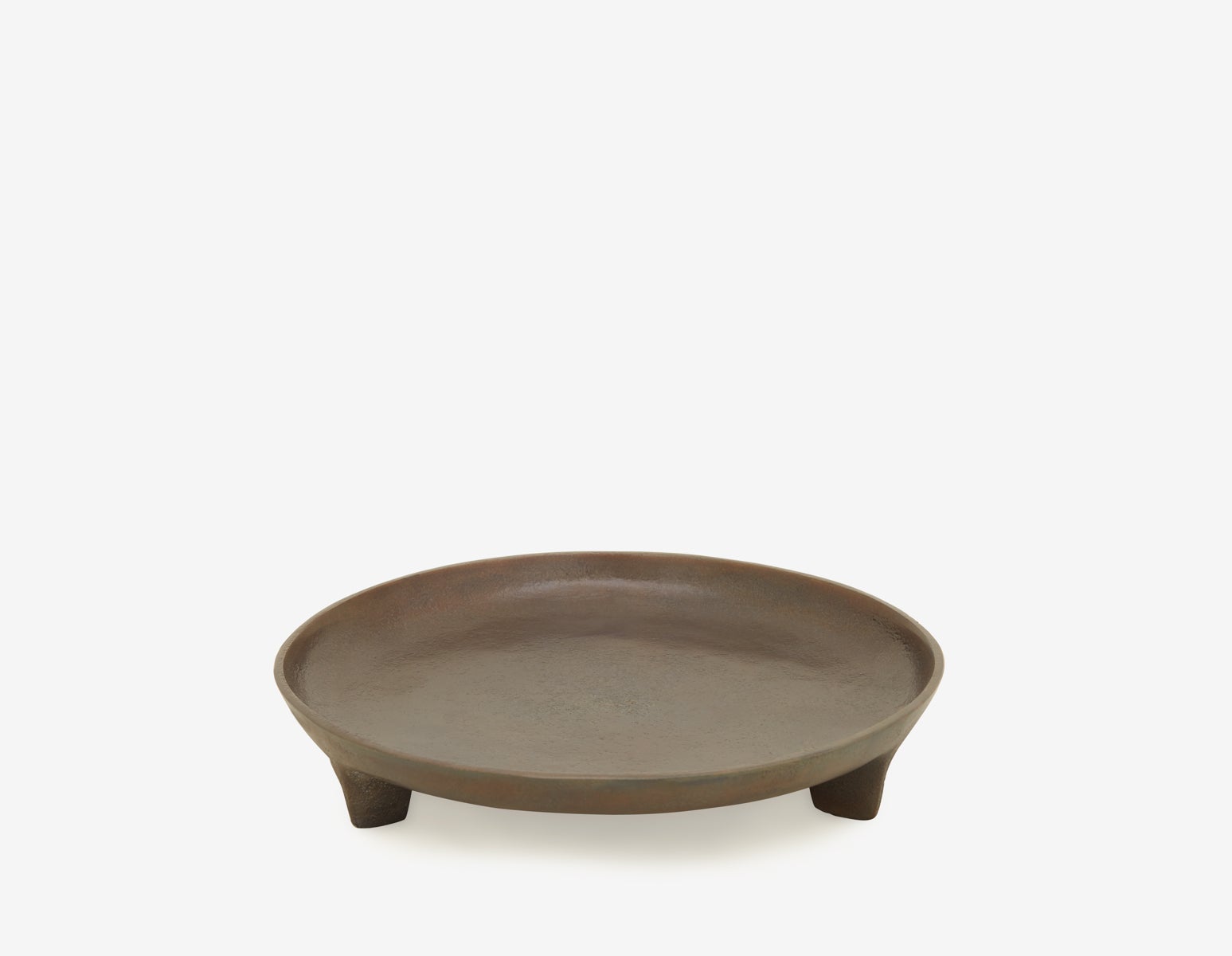 SURVE - plateau en aluminium 27 cm - Laiton