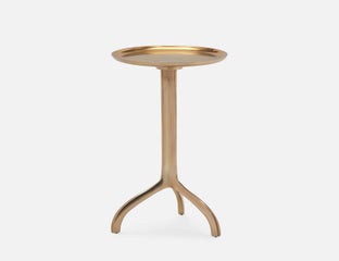TRIO - table d'appoint - Or