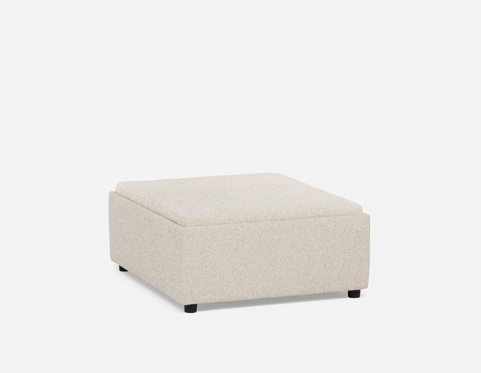 OLISA - contemporary coffee table ottoman - Beige