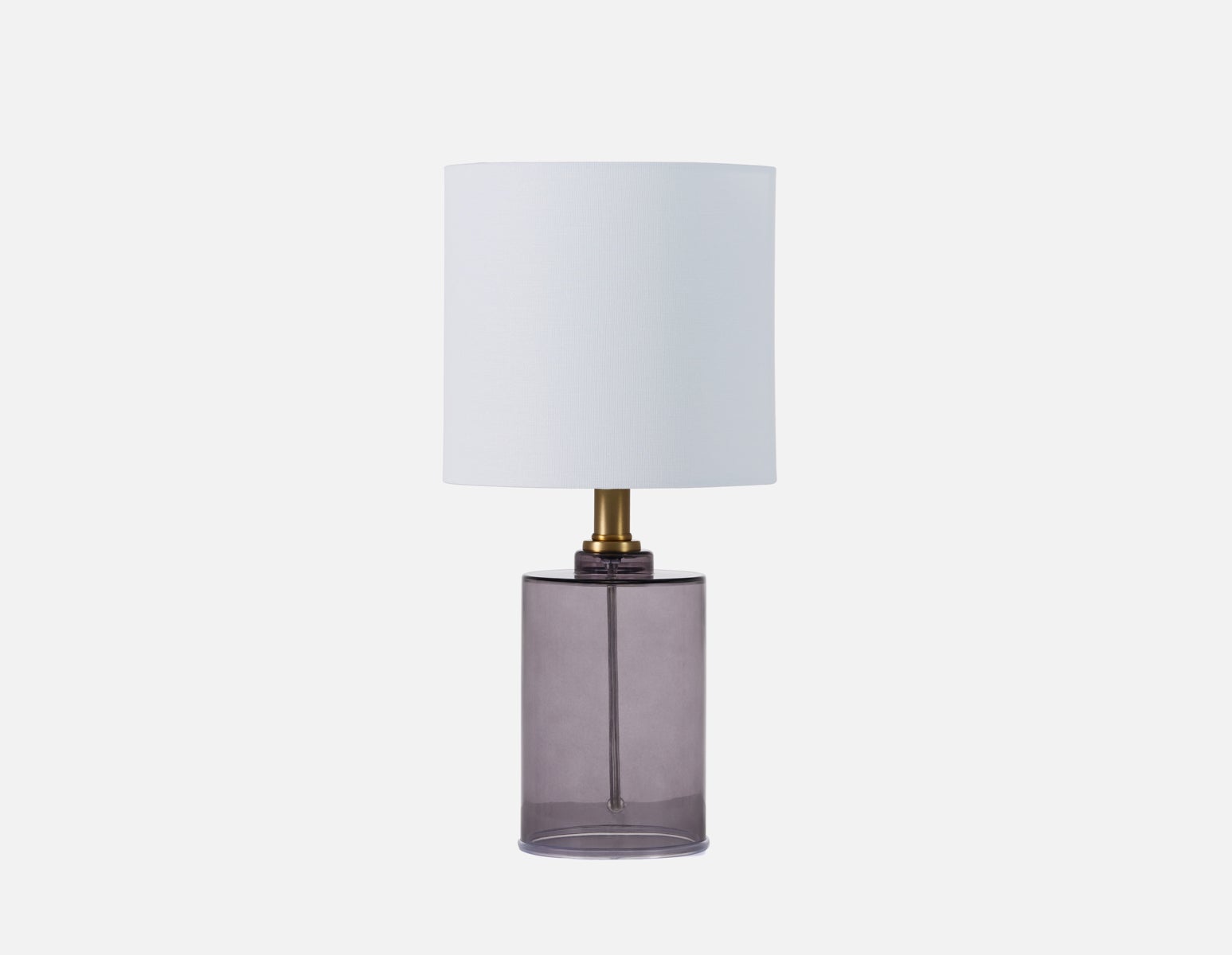 BENNO - lampe de table 45 cm haut - Fumée