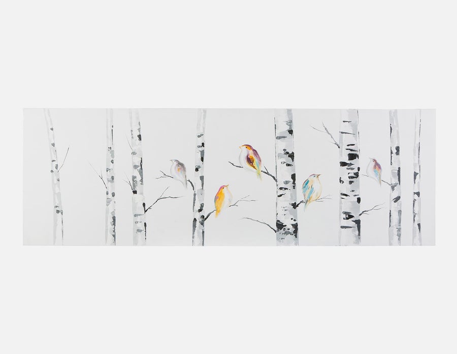 CANDIDE tableau peint à la main 150 cm x 50 cm undefined