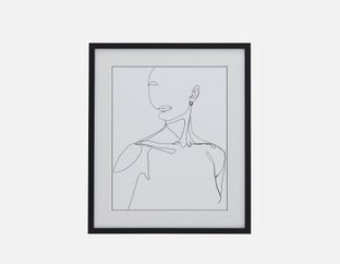 SKETCH VI - framed giclée 55 cm x 65 cm - Multi