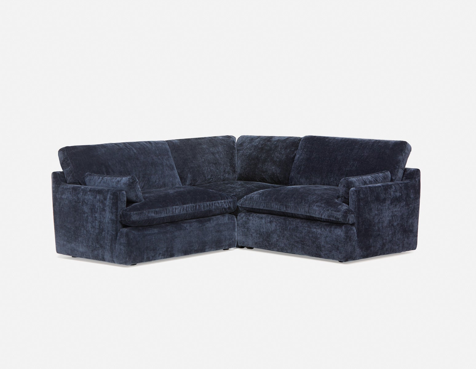 CHABLIS - 3-pc modular interchangeable sofa - Blue