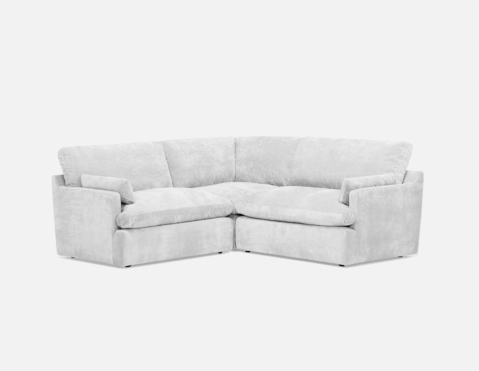 CHABLIS - 3-pc modular interchangeable sofa - Light Grey