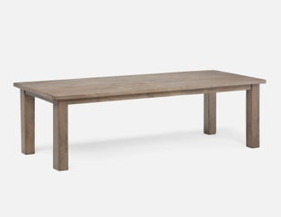 EPIRUS - grande table de salle à manger en bois de manguier massif 260 cm - Naturel