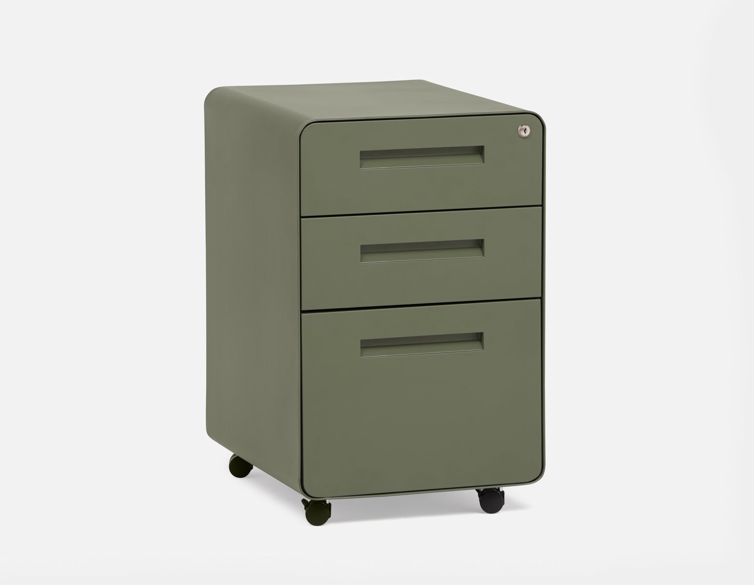 ERNESTO - contemporary filing cabinet - Olive