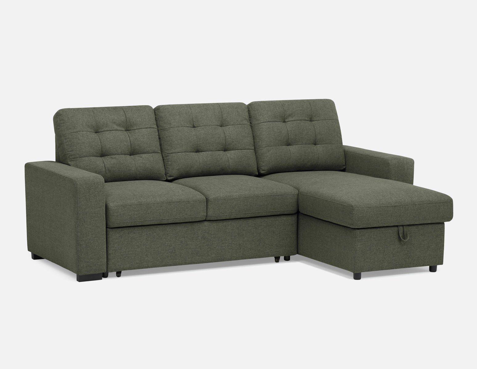 MARNIE contemporary interchangeable sectional sofa-bed with storage undefined