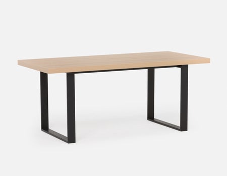 KIERA - table de salle à manger moderne 180cm - Chêne
