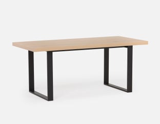 KIERA - modern dining table 180cm - Oak