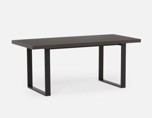 KIERA - table de salle à manger moderne 180cm - Noir