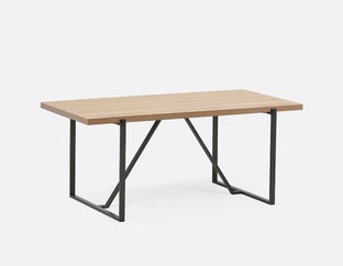 ARDA - dining table 180 cm - Dark Oak