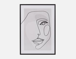 DARCIE - framed wall art 73x103cm - Multi