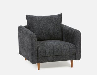 WILLOW - armchair - Charcoal