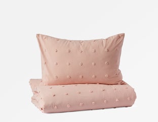 LETICIA - ensemble housse de couette 3 pièces, très grand lit - Rose