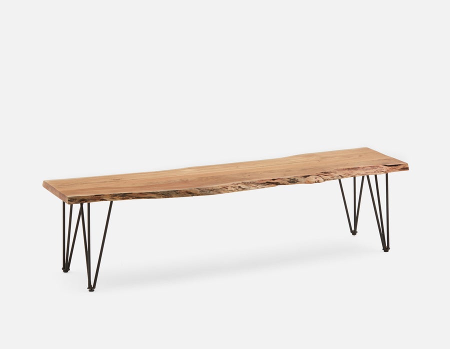 RENO solid acacia wood bench undefined