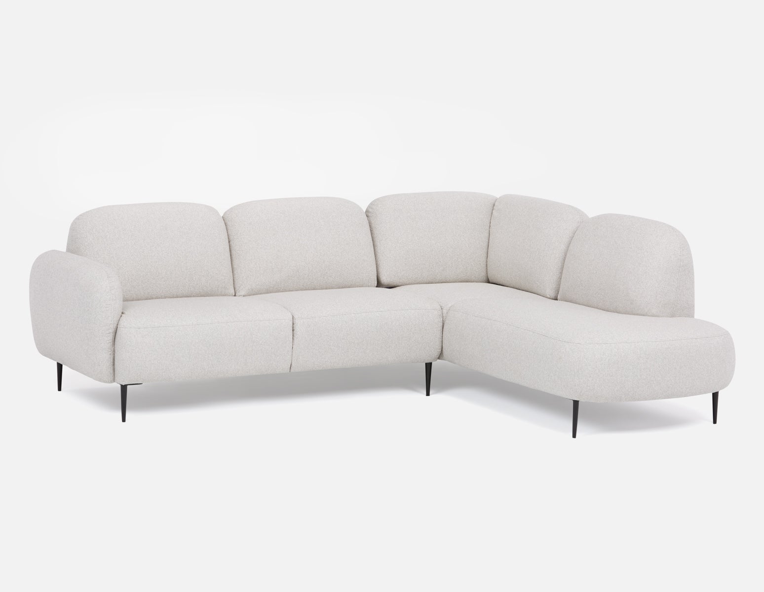 TOBI - modern contemporary sectional-sofa - Greige