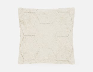 JALOR - cotton tufted cushion 24" x 24" - Natural