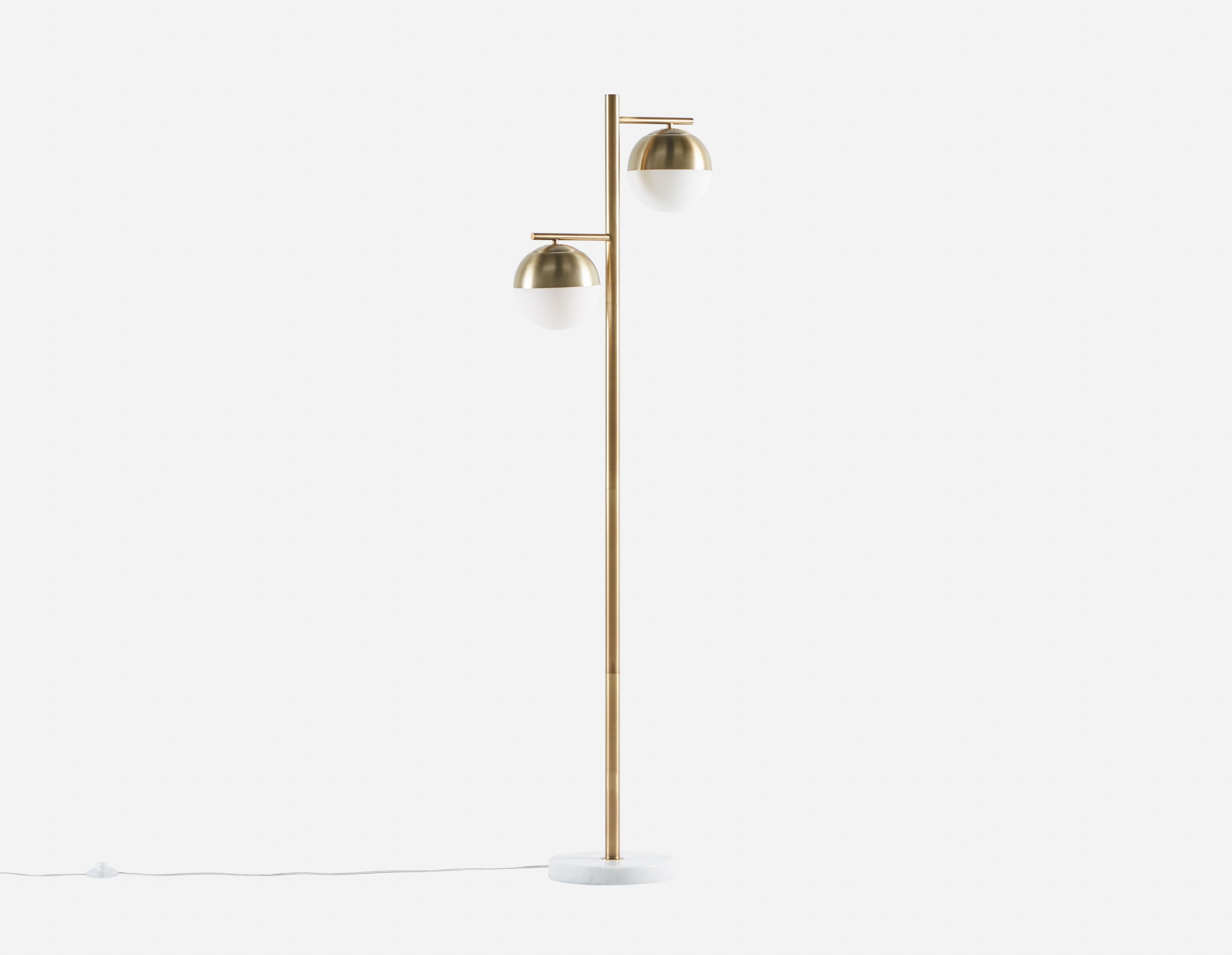 LEMPA - floor lamp 165 cm height - Gold