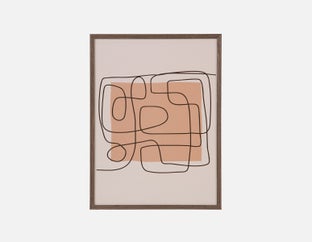 BERNETA - framed wall art 31x41cm - Multi