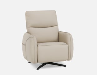 JASPER - modern contemporary power-reclining armchair - Beige