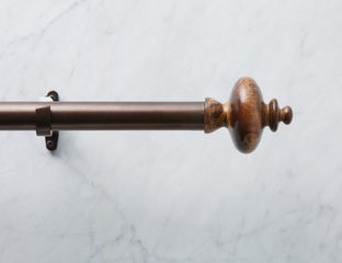 ANGELI - curtain rod set - Bronze