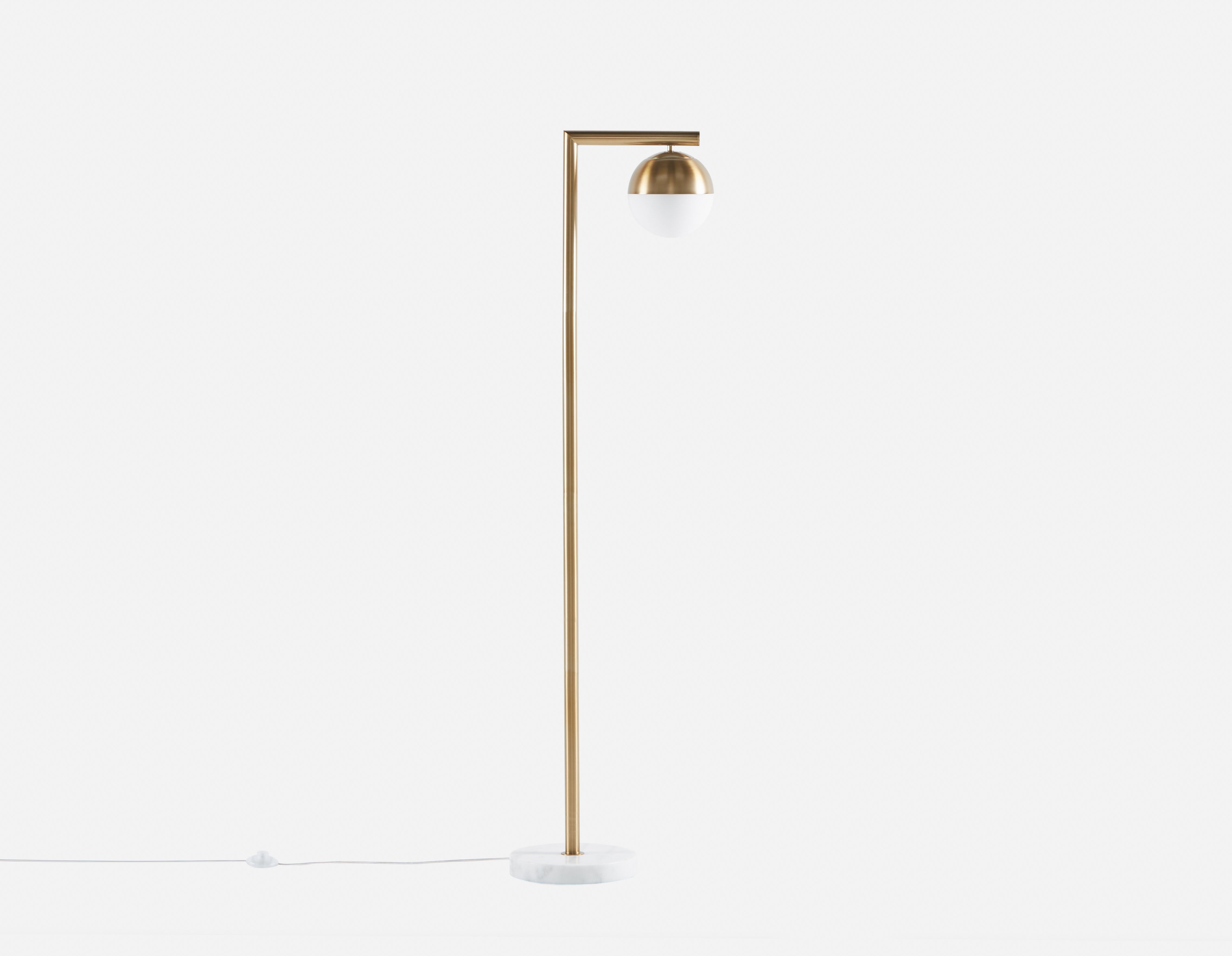 GOLL - floor lamp 158 cm height - Gold