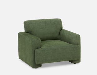 CHARLIE - modern contemporary armchair - Moss