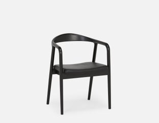 FREYA - chaise de salle à manger moderne du milieu du siècle - Noir