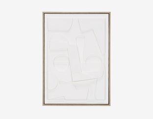 JAMSA - painting 53 x 73cm - White