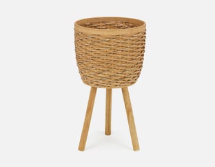 DAN - bamboo planter 32 cm - Natural