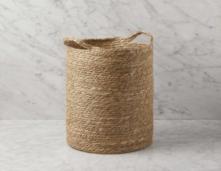 JAKE - grass weaving basket 45 cm - Natural