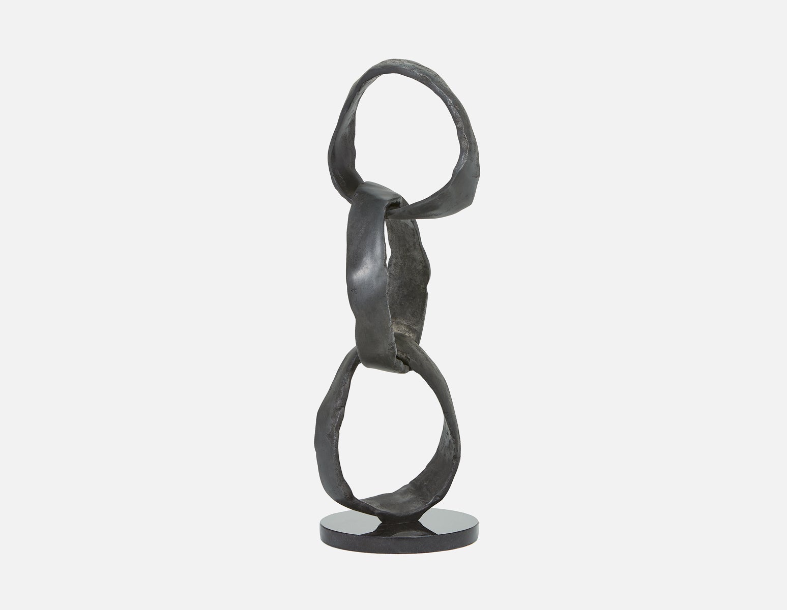 ELURU - aluminum sculpture 48cm - Black