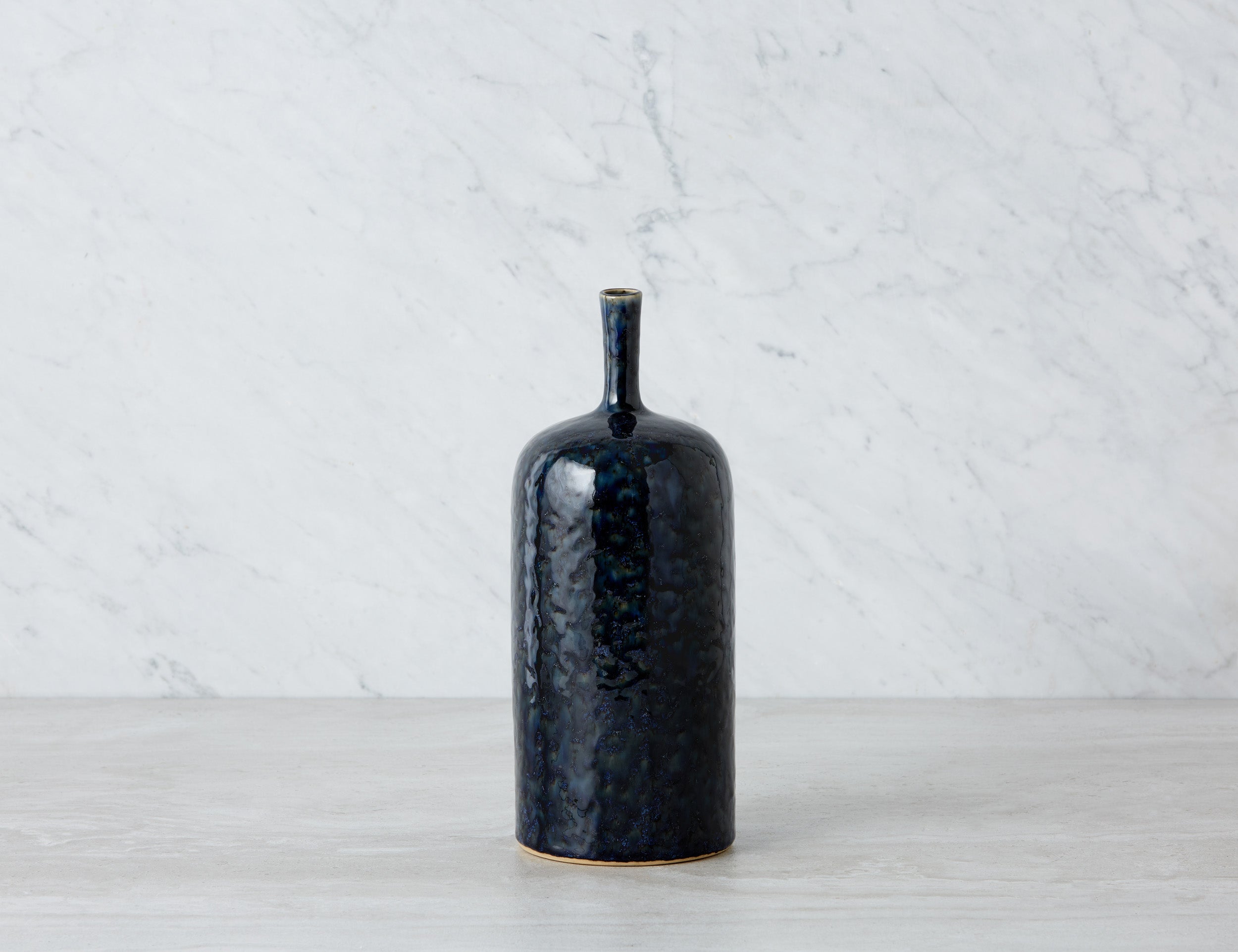 AHE - vase en céramique 31 cm - Bleu
