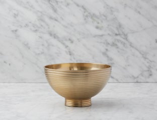 DEEP - aluminum bowl 21 cm - Gold
