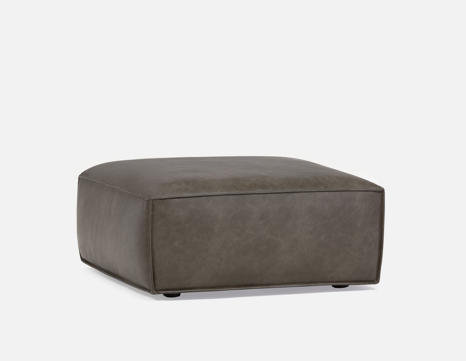 VARZY - pouf 86 cm - Gris