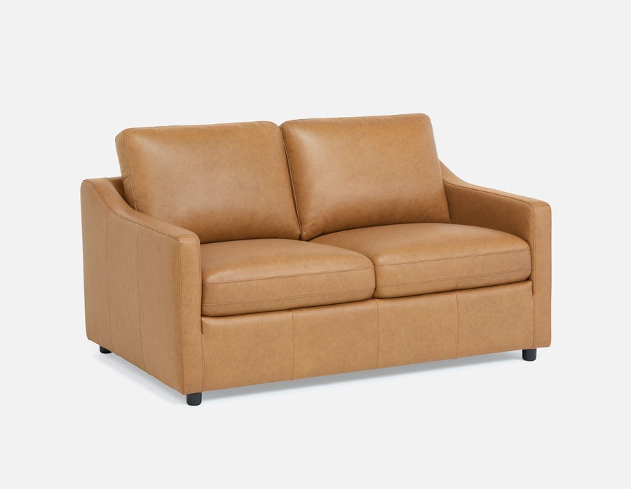 LIMA modern 100% leather loveseat undefined