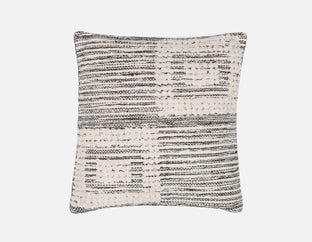 GEMMA - cushion 45 cm x 45 cm - Black/White