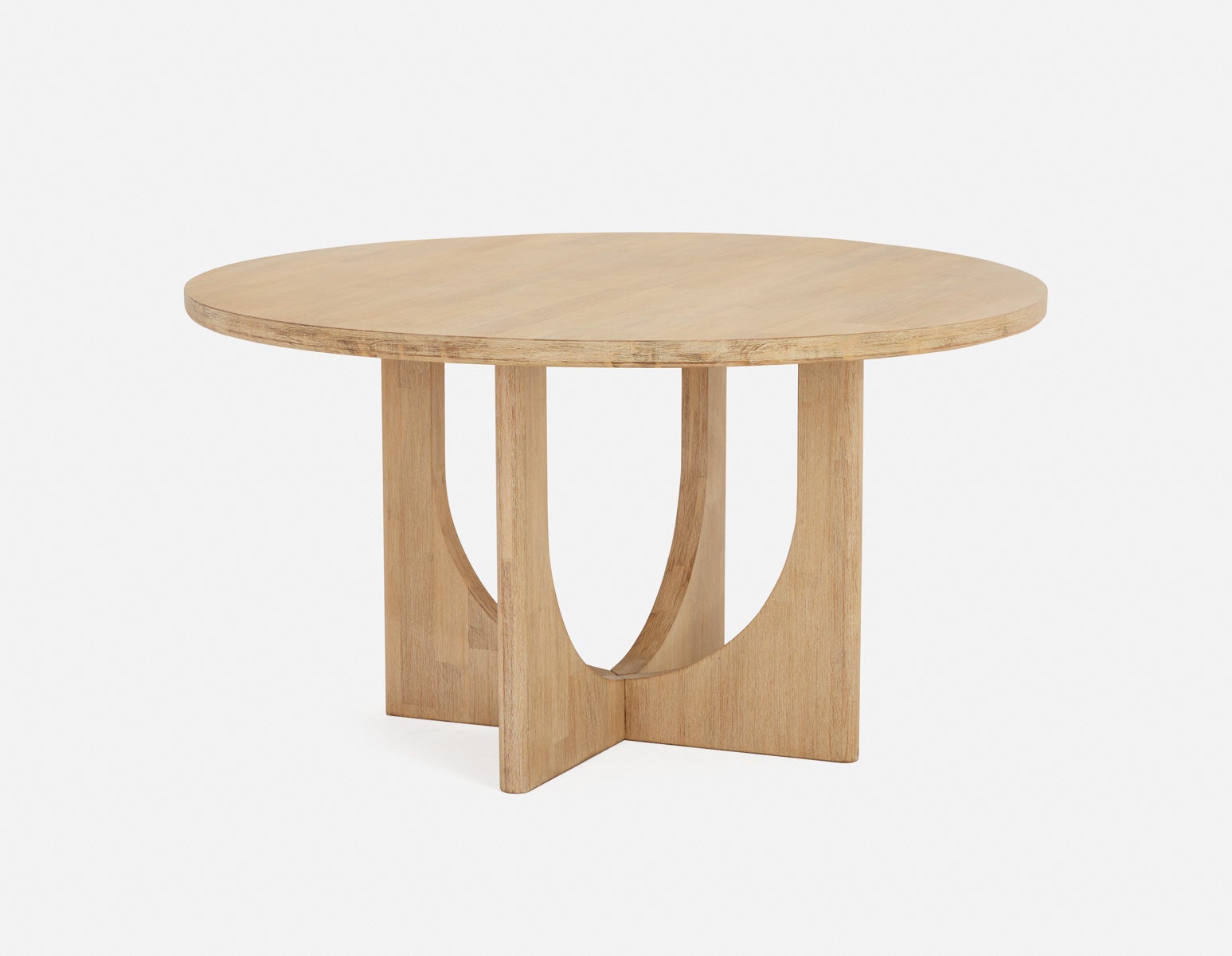 PRIYA round acacia wood dining table 140cm undefined