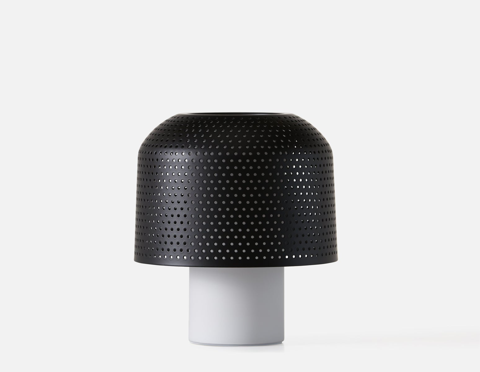 GERA - lampe de table 20 cm haut - Noir