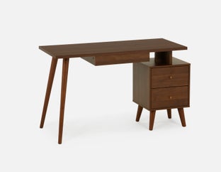 CONNOR - desk 127 cm - Walnut