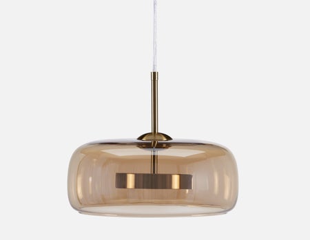 TRUDY - suspension 32 cm diam. à intensité variable - Ambre