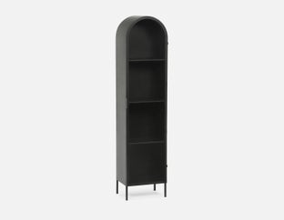 ZELDA - industrial vintage iron cabinet - Gunmetal