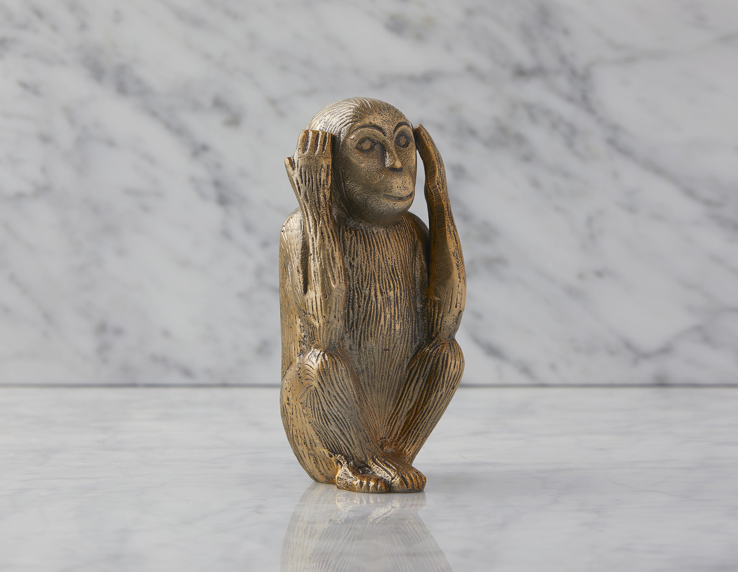DESIREE - sculpture en aluminium 21 cm - Or